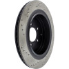 StopTech 05-09 Land Rover LR3 / 06-13 Land Rover Range Rover Sport Drilled Left Rear Cryo Rotor - 128.22010CL