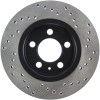StopTech 03-05 VW Golf GTi (vented rear discs) Drilled Right Rear Rotor - 128.33069R