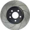 StopTech Power Slot 09-10 Audi A4/A4 Quattro / 08-10 A5 / 10 S4 Front Right Drilled Rotor - 128.33123R