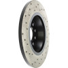StopTech 10-11 & 13 Audi A3 Quattro / 10 VW GTI Mk VI Drilled Left CRYO-STOP Brake Rotor - 128.33129CL