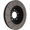 StopTech 01-06 BMW M3 Drilled Left Front CRYO Rotor - 128.34058CL