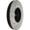 StopTech 12-18 BMW 650i Cryo Drilled Sport Left Front Rotor - 128.34126CL