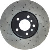 StopTech 12-18 BMW 650i Cryo Drilled Sport Right Front Rotor - 128.34127CR