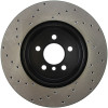 StopTech 11-13 BMW 550i Rear Left Drilled Sport Brake Rotor - 128.34133L
