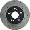 StopTech 06-08 Civic GX / 02-04 CR-V / 98-02 Honda Accord V6 / 03-07 Accord 4 cyl/V6 MT Drilled Lef - 128.40036L
