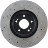StopTech 03-06 Mitsubishi Lancer Evo AWD Drilled Right Front Rotor - 128.46064R