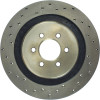 StopTech 92-02 Dodge Viper Drilled Rear Left Cryo Rotor - 128.63037CL