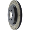 StopTech 92-02 Dodge Viper Drilled Rear Left Cryo Rotor - 128.63037CL