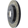 StopTech 92-02 Dodge Viper Drilled Rear Right Cryo Rotor - 128.63037CR