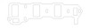 Cometic Buick Stage II V6 .060in Fiber Intake Manifold Gasket Set - C5792-060