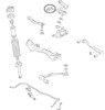 SuperPro 2003 Mitsubishi Lancer Evolution Rear Upper Inner Control Arm Bushing Kit - SPF2062K