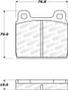 StopTech Street Brake Pads - 308.00451