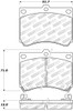 StopTech Street Touring 91-03 Ford Escort ZX2 / 92-95 Mazda MX-3 Front Brake Pads - 308.04730