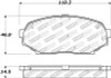 StopTech Street Touring 90-93 Mazda Miata Front Brake Pads D525 - 308.05250