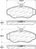 StopTech Street Brake Pads - 308.06760
