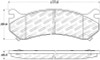 StopTech Street Rear Brake Pads 99-13 Chevrolet Silverado 2500 - 308.07850
