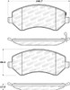 StopTech Street Brake Pads - 308.08560