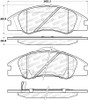 StopTech Street Brake Pads - 308.10740