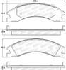 StopTech Street Brake Pads - 308.13290