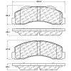 StopTech 10-14 Ford F-150 Street Performance Front Brake Pads - 308.14140
