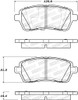 StopTech Street Brake Pads - Front - 308.14540