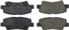 StopTech 12-17 Hyundai Accent / 13-16 Kia Optima Street Performance Rear Brake Pads - 308.15440