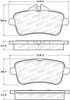 StopTech Street Brake Pads - Front - 308.16300
