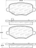 StopTech Street Brake Pads - Front - 308.17190