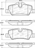 StopTech Street Brake Pads - Front - 308.18000