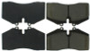 StopTech Performance ST-40 4 Piston Front Caliper Brake Pads - 309.06090