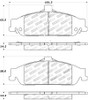 StopTech Sport Brake Pads w/Shims and Hardware - Rear - 309.07270