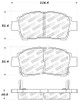 StopTech Performance 00-05 Celica GT-S Rear Brake Pads - 309.08230