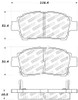 StopTech Performance 00-05 Celica GT-S Rear Brake Pads - 309.08230