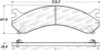 StopTech Sport Brake Pads w/Shims and Hardware - Front - 309.09090