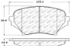 StopTech Performance 06-08 Mazda Miata MX-5 Front Brake Pads - 309.11790