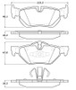 StopTech Performance Brake Pads - 309.12670