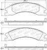 StopTech Sport Brake Pads w/Shims - Front - 309.13290