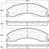 StopTech Sport Brake Pads w/Shims - Front - 309.14110