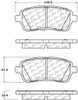 StopTech Performance 11-13 Ford Fiesta Front Brake Pads - 309.14540