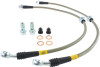 StopTech 89-1/98 Nissan 240SX Stainless Steel Front Brake Lines - 950.42009