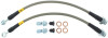 StopTech 89-98 Nissan 240SX (OE Upgrade) Stainless Steel Rear Brake Lines - 950.42507