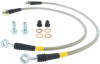 StopTech 14-15 Chevy Corvette Z51 (C7) V8 Stainless Steel Front Brake Lines - 950.62017