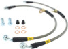 StopTech 07-08 Cadillac Escalade Stainless Steel Front Brake Lines - 950.66002