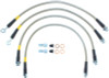 StopTech 08-17 Chevrolet Silverado 1500 Stainless Steel Rear Brake Lines - 950.66504