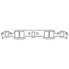 Cometic Chevy Gen1 Small Block V8 Intake Mani Gasket .060in Fiber-1.240in X 1.970in Port-20 Pack - CP5544
