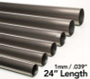 Ticon Industries 2.13in Diameter 24in Length 1mm/.039in Wall Thickness Titanium Tube - 102-05423-0000