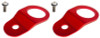 Torque Solution Radiator Mount Combo (RED) : Mitsubishi Evolution 7/8/9 - TS-EV-008C
