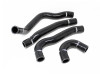 Torque Solution 08-15 Mitsubishi Evolution X Silicone Radiator Hose Kit - Black - TS-EVX-434BK