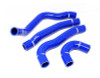 Torque Solution 08-15 Mitsubishi Evolution X Silicone Radiator Hose Kit - Blue - TS-EVX-434BU