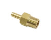 Torque Solution Brass 1/8 in NPT Fitting: Universal Straight Barb - TS-NPT-18.SB
